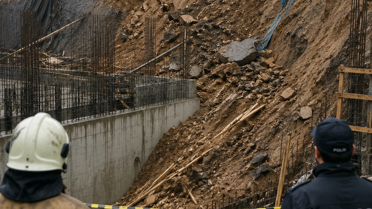 Sancaktepe’de toprak kayması: Sokak tedbir amaçlı kapatıldı