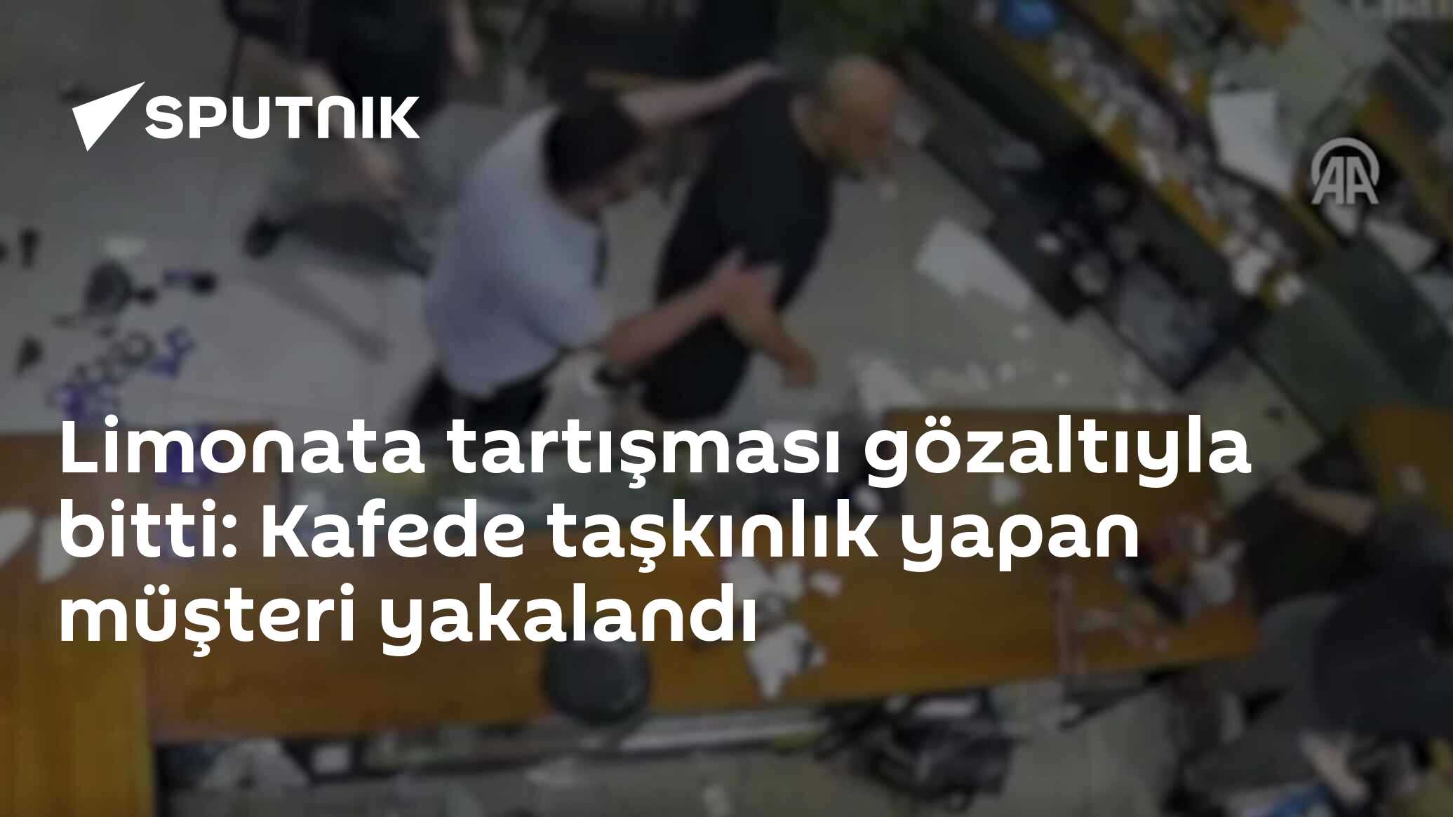 Limonata tartışması gözaltıyla bitti: Kafede taşkınlık yapan müşteri yakalandı