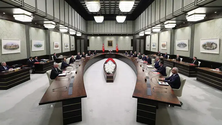 Kabine, Cumhurbaşkanı Erdoğan başkanlığında Beştepe'de toplandı