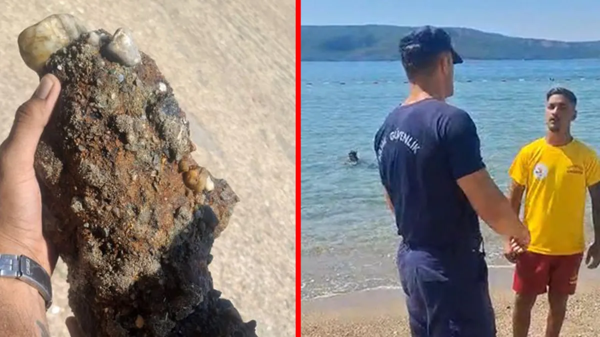 Çanakkale'de plajda askeri mühimmat bulundu!