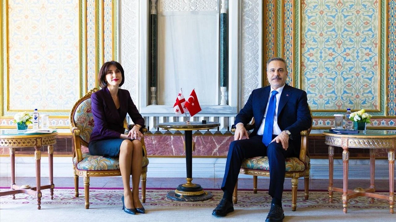 Bakan Fidan, Gürcü mevkidaşı Botchorishvili ile görüştü