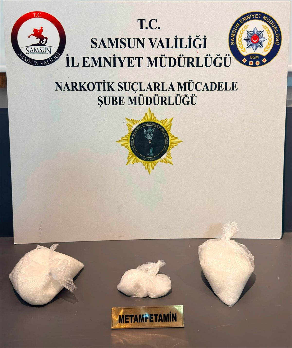 Samsun'da 1 kilo 210 gram sentetik uyuşturucu ele geçirildi