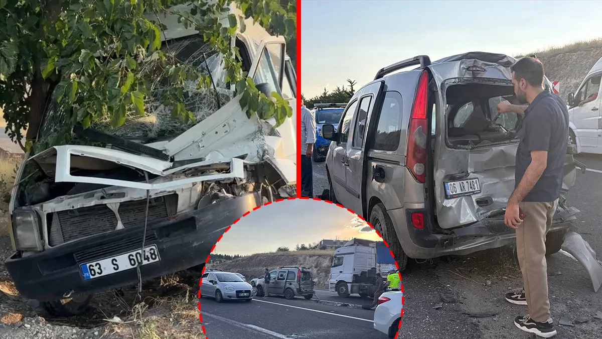 Şanlıurfa’da zincirleme felaket! Tırın karıştığı kazada araçlar kağıt gibi ezildi: Yaralılar var!