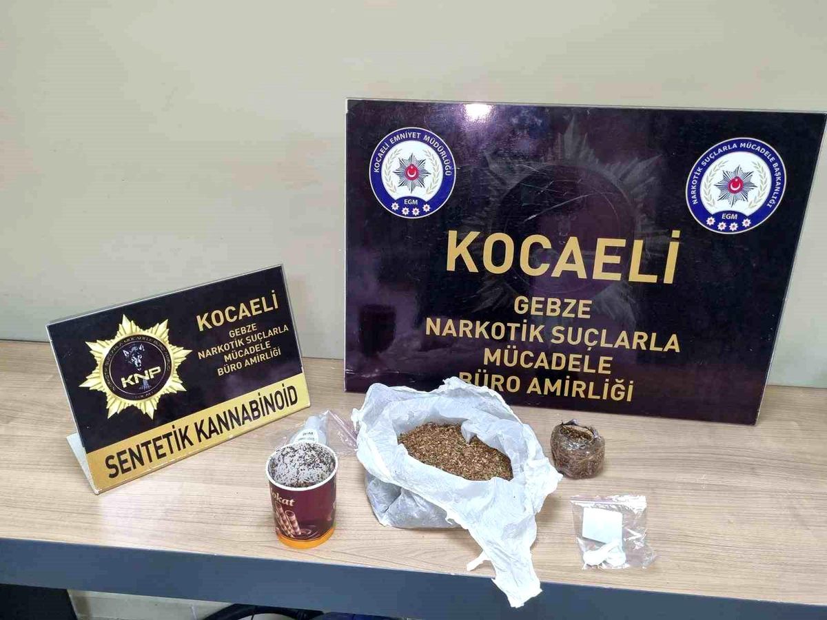 Kocaeli'de uyuşturucu operasyonunda 2 tutuklama