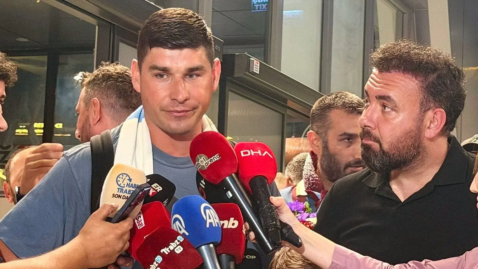 Trabzonspor'un yeni transferi Malinovskyi şehre geldi