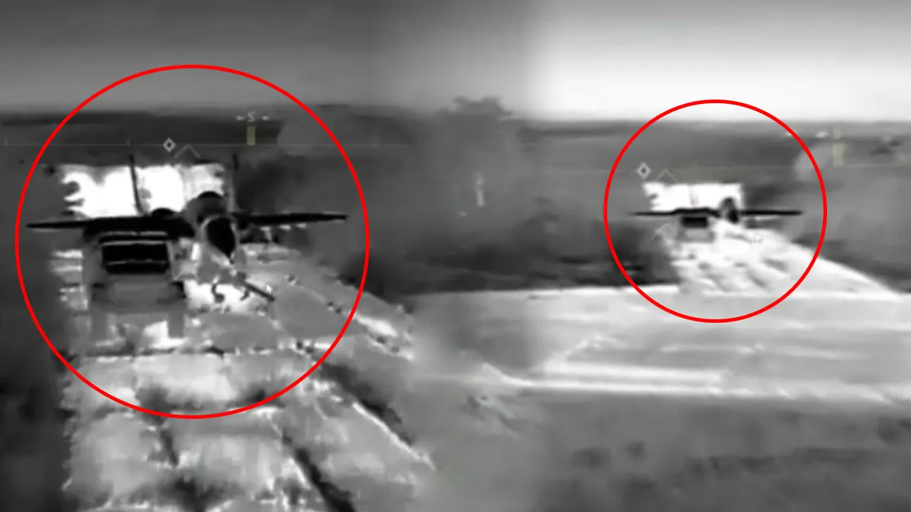 "Mig-29" savaş uçağı böyle vuruldu! Rusya'ya şok saldırı