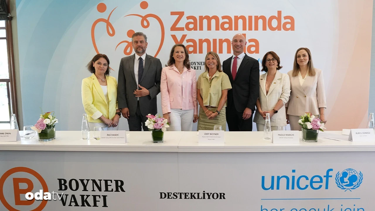 Boyner Vakfı ve UNICEF Türkiye'den 'Zamanında Yanında' projesi