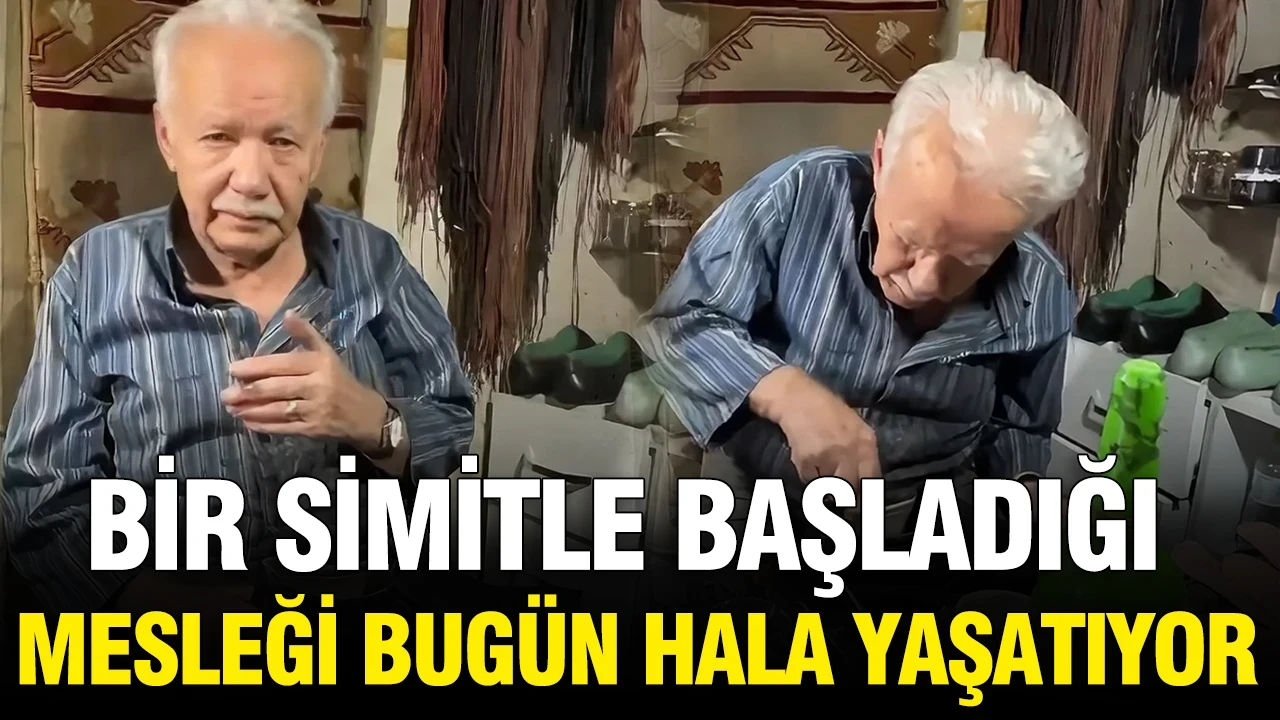 Bir simitle başladığı mesleği bugün hala yaşatıyor: Yıllara meydan okudu