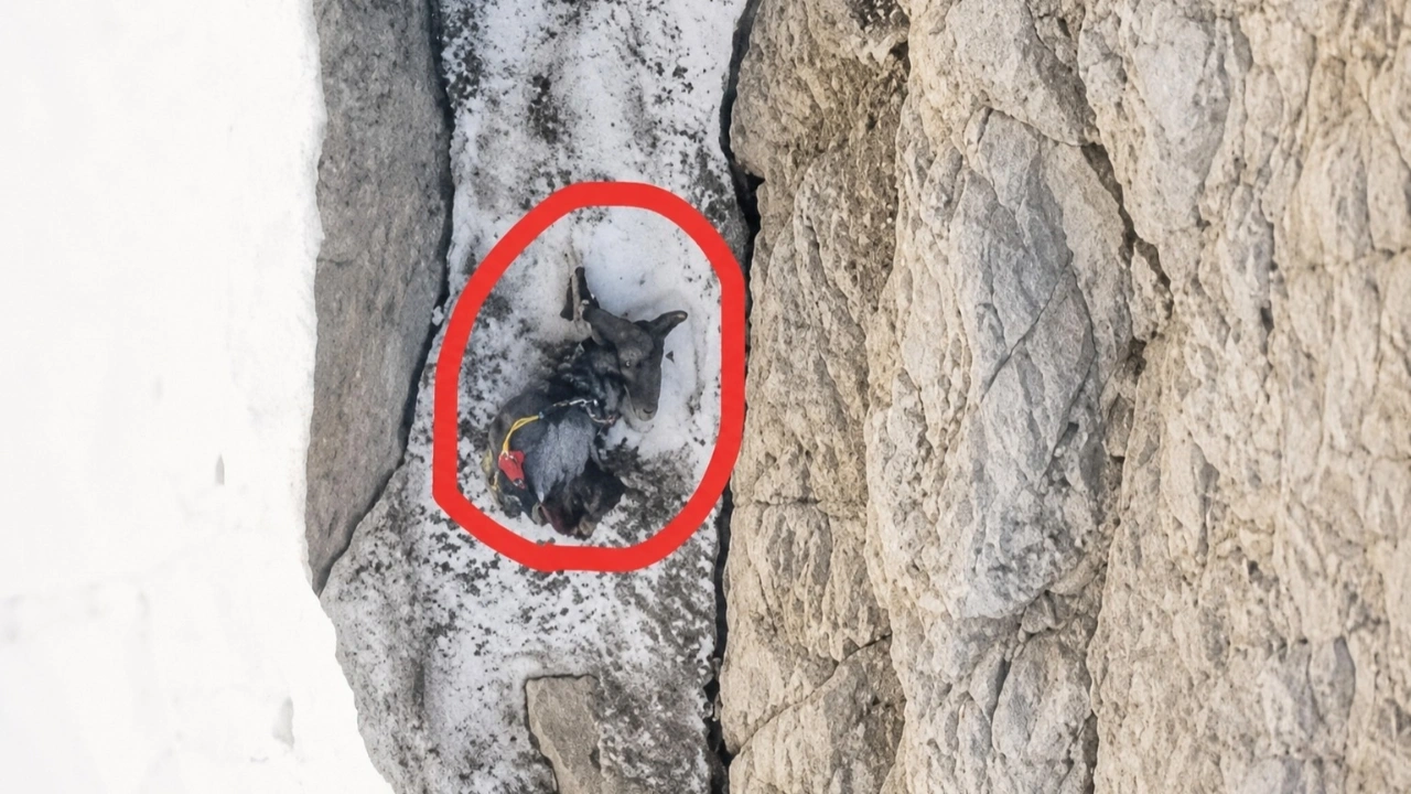 200 metre sürüklenip ipte asılı kaldı! Ölen dağcının cansız bedeni dronla görüntülendi