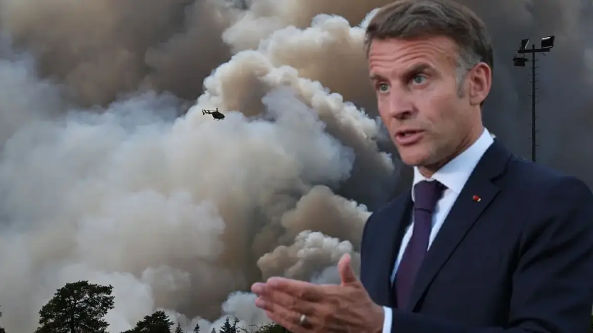 Macron: Böylesi görülmedi! Avrupa yanıyor: Bir de üstüne 'mühimmat' tehlikesi eklendi...