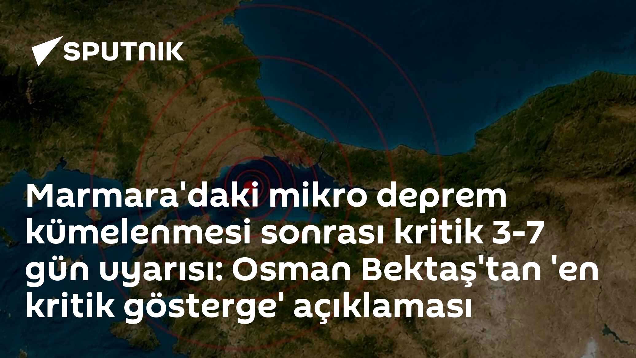 Marmara'daki mikro deprem kümelenmesi sonrası kritik 3-7 gün uyarısı: Osman Bektaş'tan 'en kritik gösterge' açıklaması