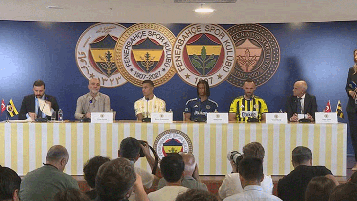 CANLI | Fenerbahçe'de Greenwood, Ake ve Muriqi için imza töreni düzenlendi: Şampiyon olup tarih yazalım