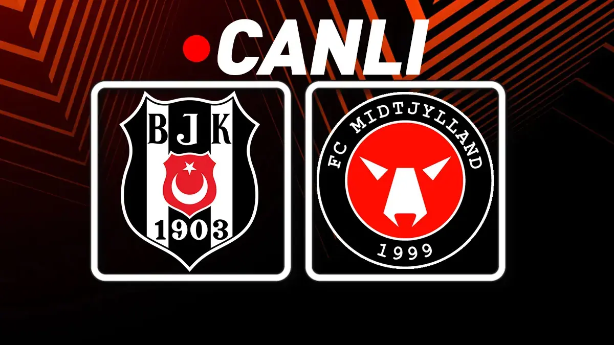 CANLI | Beşiktaş - Midtjylland maçı öncesi son gelişmeler (Muhtemel 11'ler)