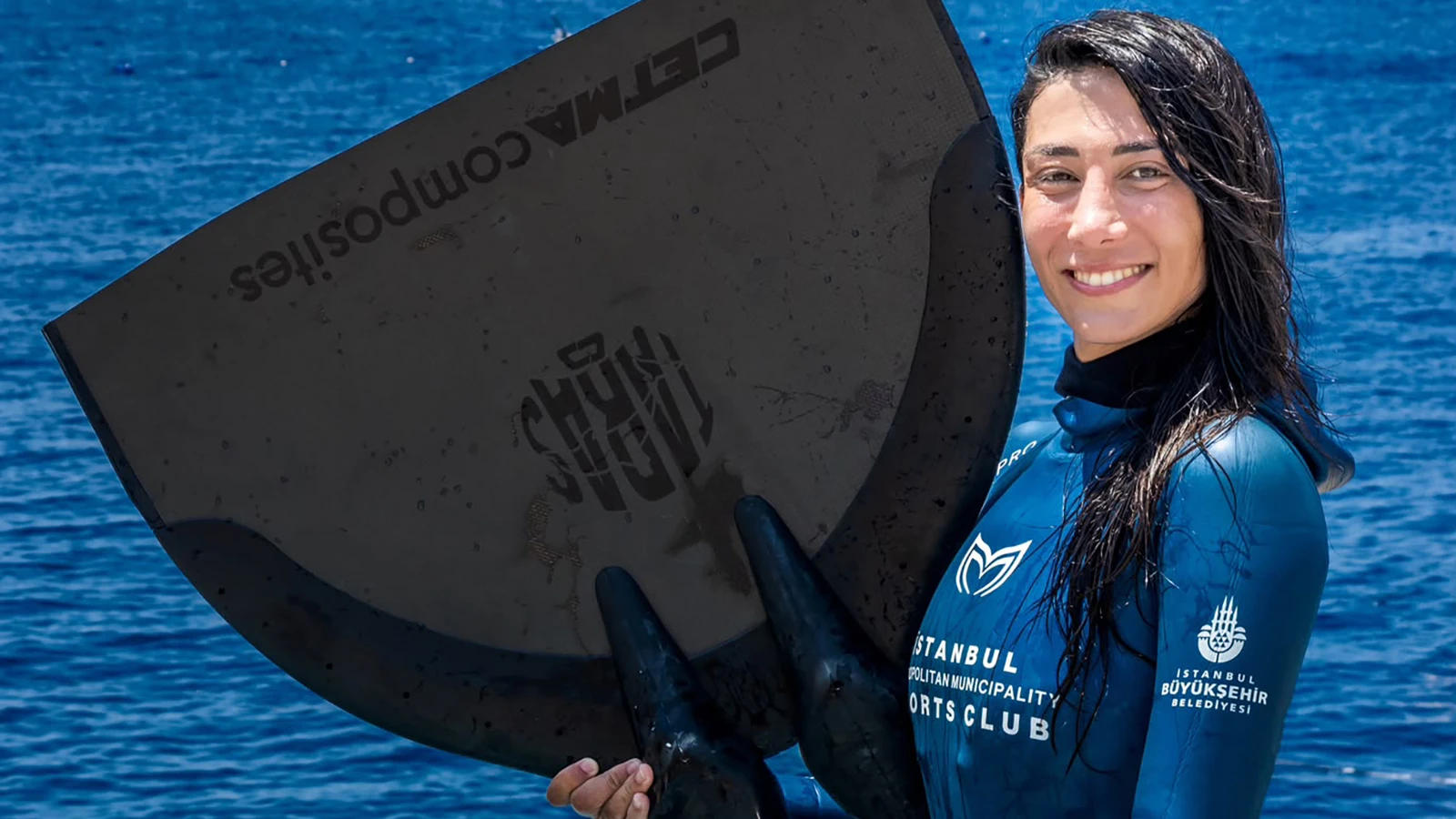 Serbest dalış sporcusu Fatma Uruk, Mısır'da şampiyonluğa ulaştı