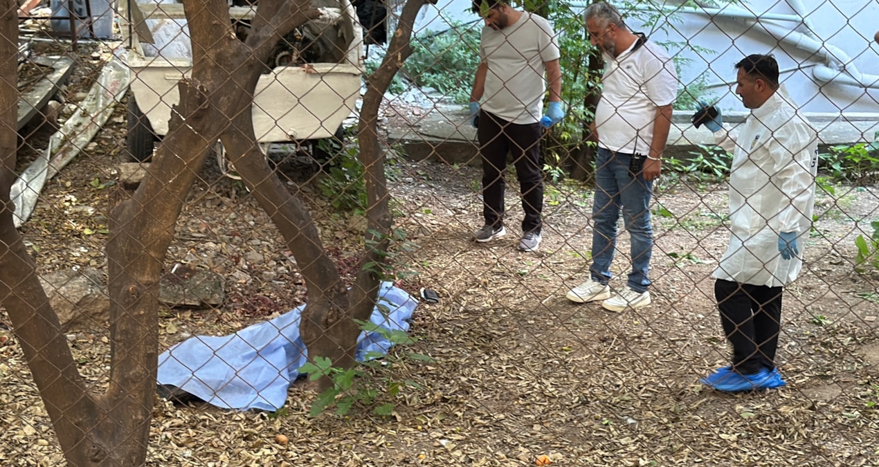 Apartman bahçesinde vahşet: Kesikler içinde ceset bulundu