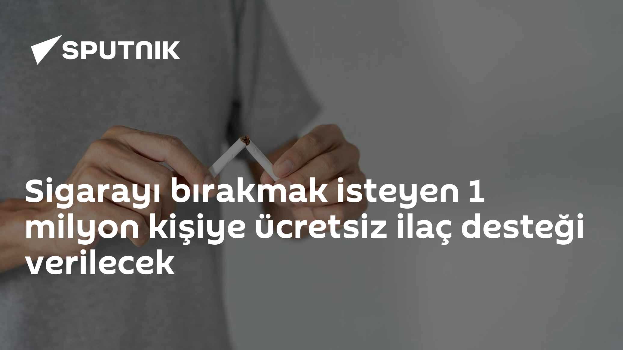 Sigarayı bırakmak isteyen 1 milyon kişiye ücretsiz ilaç desteği verilecek