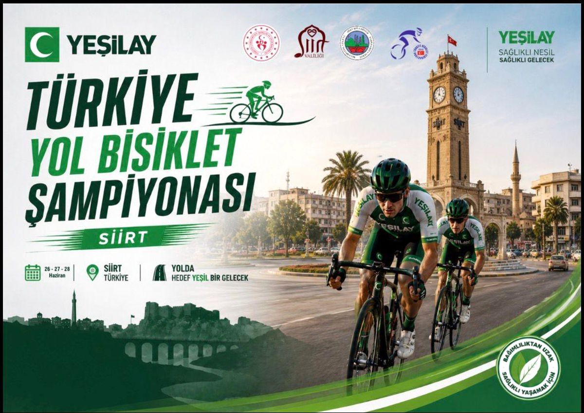 Türkiye Yol Bisikleti Şampiyonası'nda gözler Siirt'e çevrildi