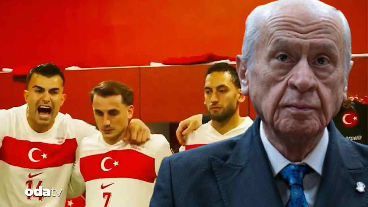 A Mili Futbol Takımı'ndan MHP lideri Devlet Bahçeli'ye teşekkür