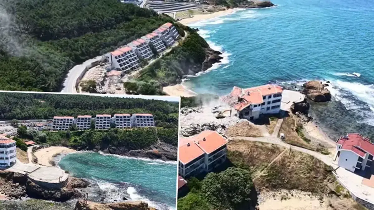 Bir dönem A Milli Takım kamp yapmıştı! Riva'daki 186 odalı dev otel yıkılıyor