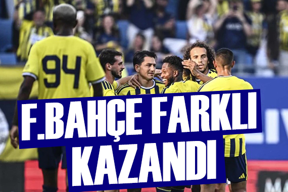 Fenerbahçe farklı kazandı