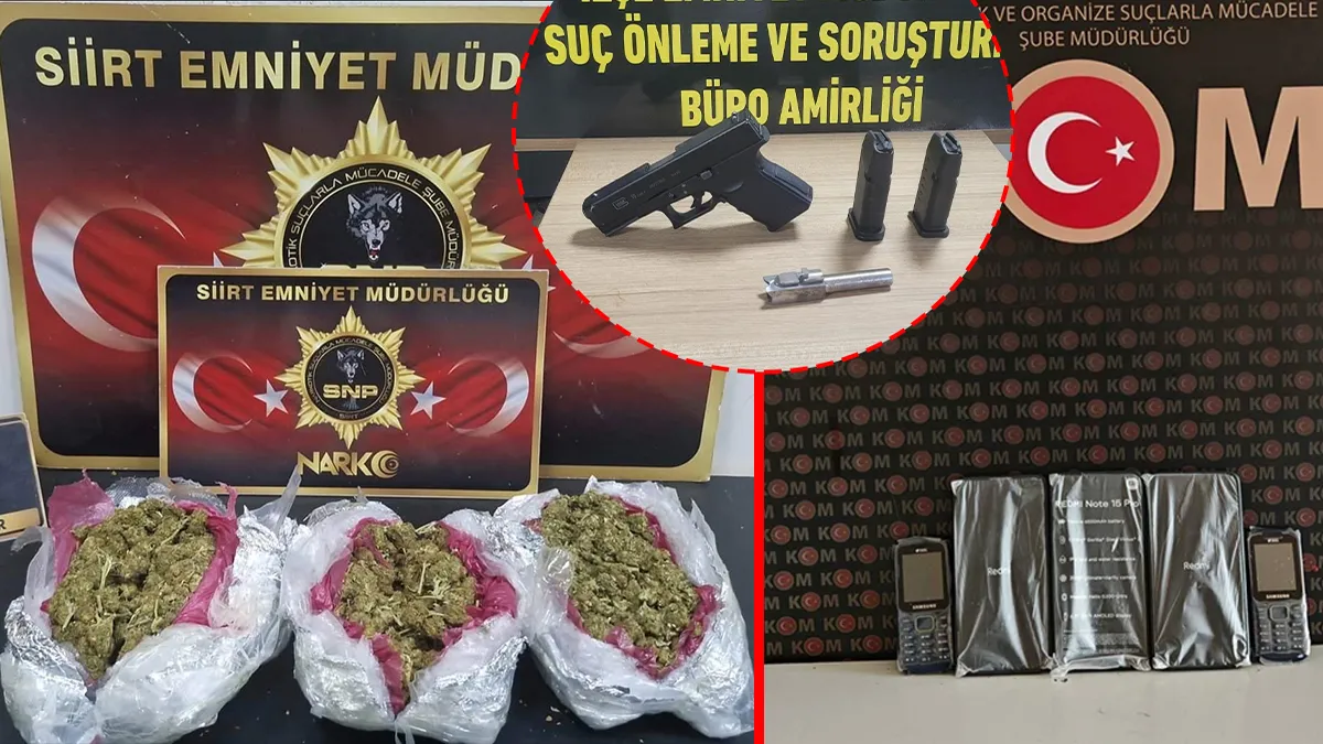 Siirt’te suça geçit yok! 33 şahıs yakalandı: Tarihi eser kaçakçılığından kara para aklamaya…