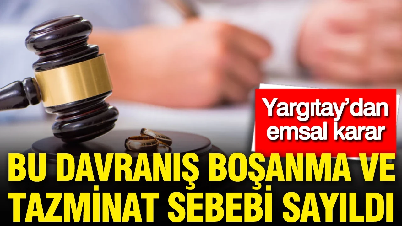 Yargıtay’dan emsal karar: Aşırı cimrilik boşanma ve tazminat sebebi