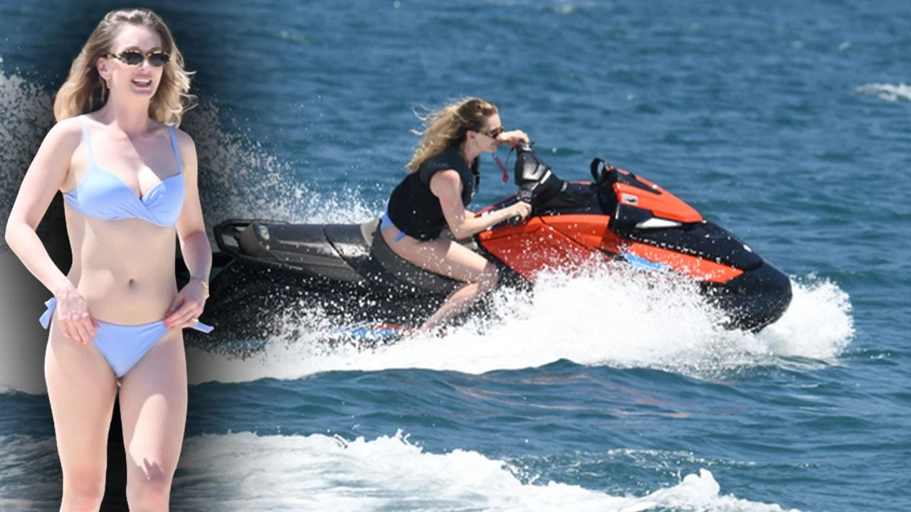 Yasemin Kay Allen'ın adrenalin dolu Bodrum tatili! Tüm hünerlerini sergiledi