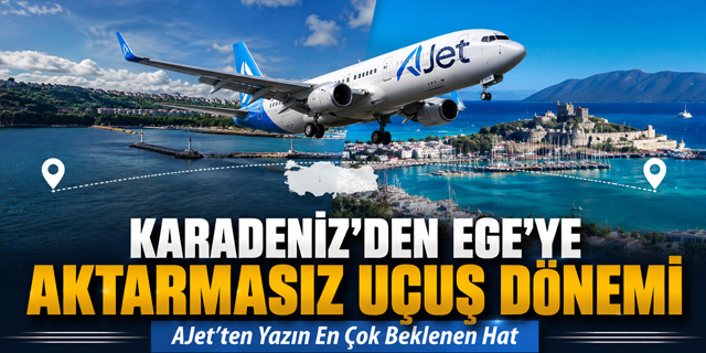 AJet yeni hattını hizmete açtı