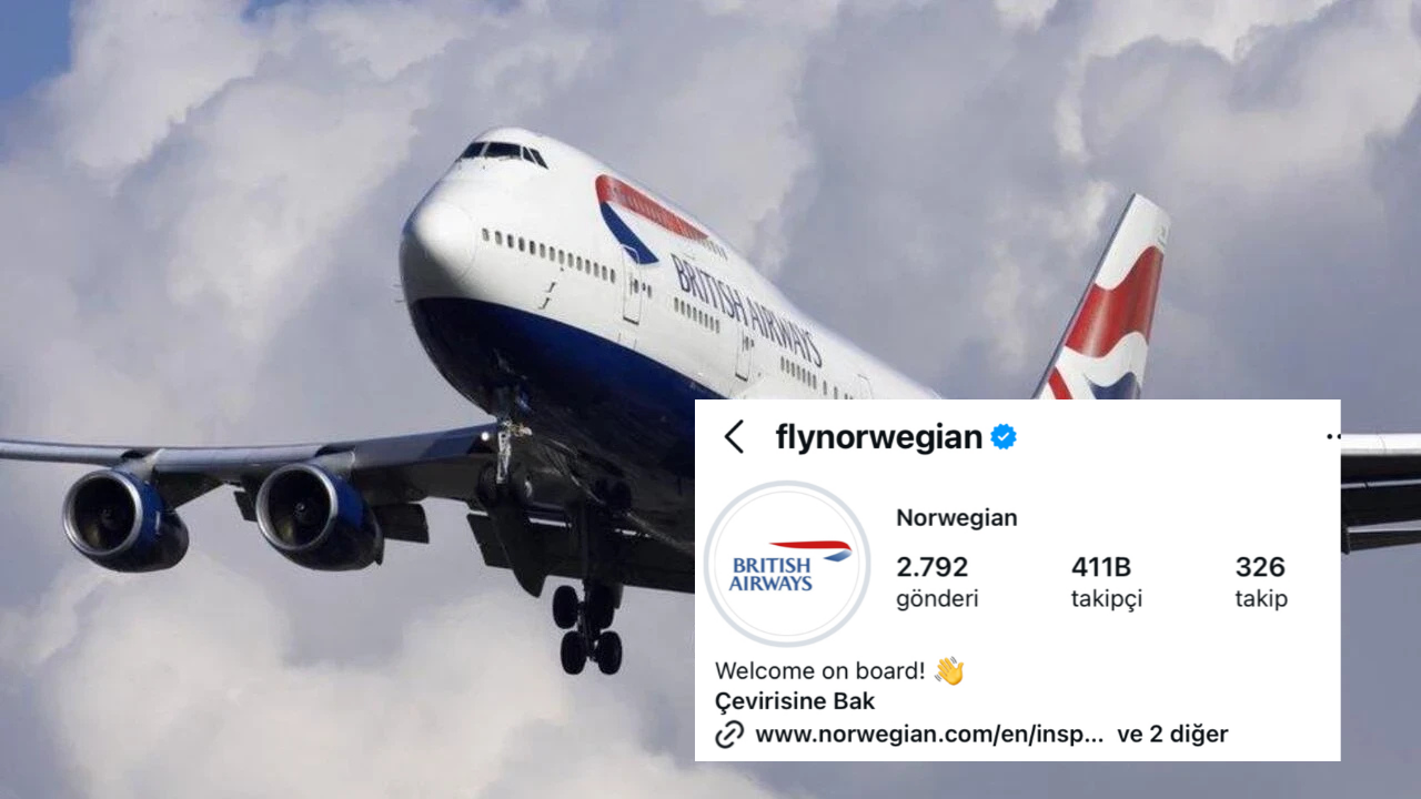 Maçı İngiltere kazandı, bahsi Norwegian Air kaybetti: Logo 24 saat değişti