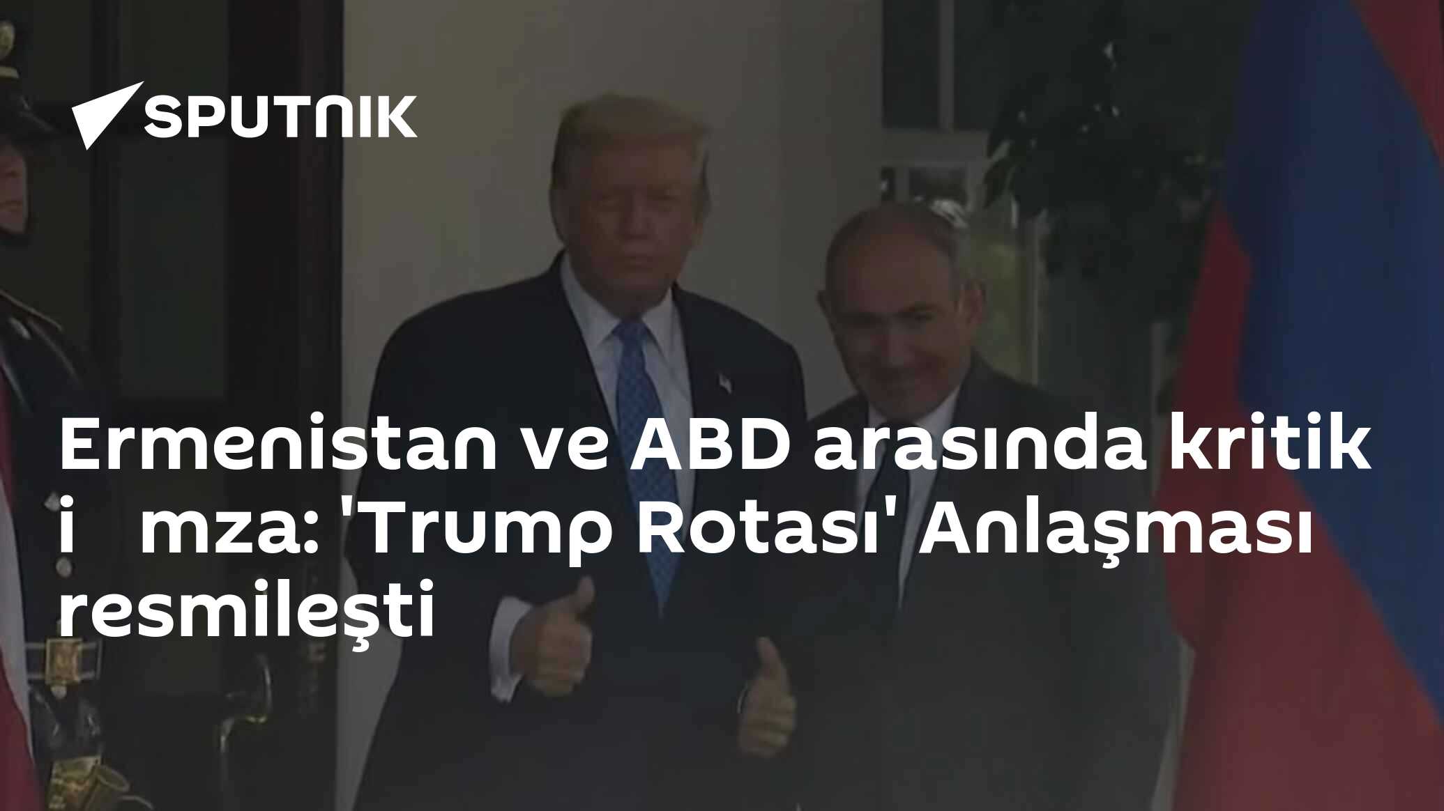 Ermenistan ve ABD arasında kritik i̇mza: 'Trump Rotası' Anlaşması resmileşti