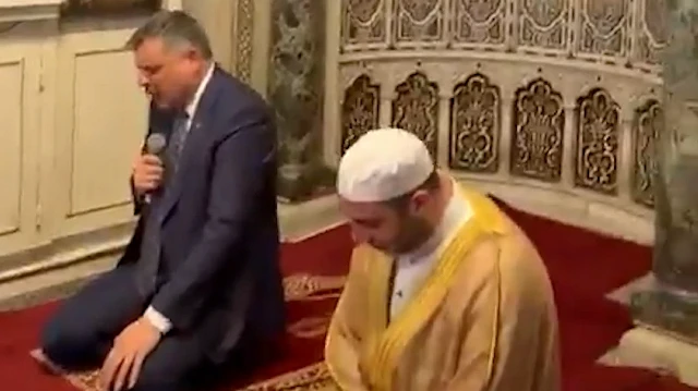 Bakan Çiftçi'den Emevi Camii'nde Kur'an-ı Kerim tilaveti