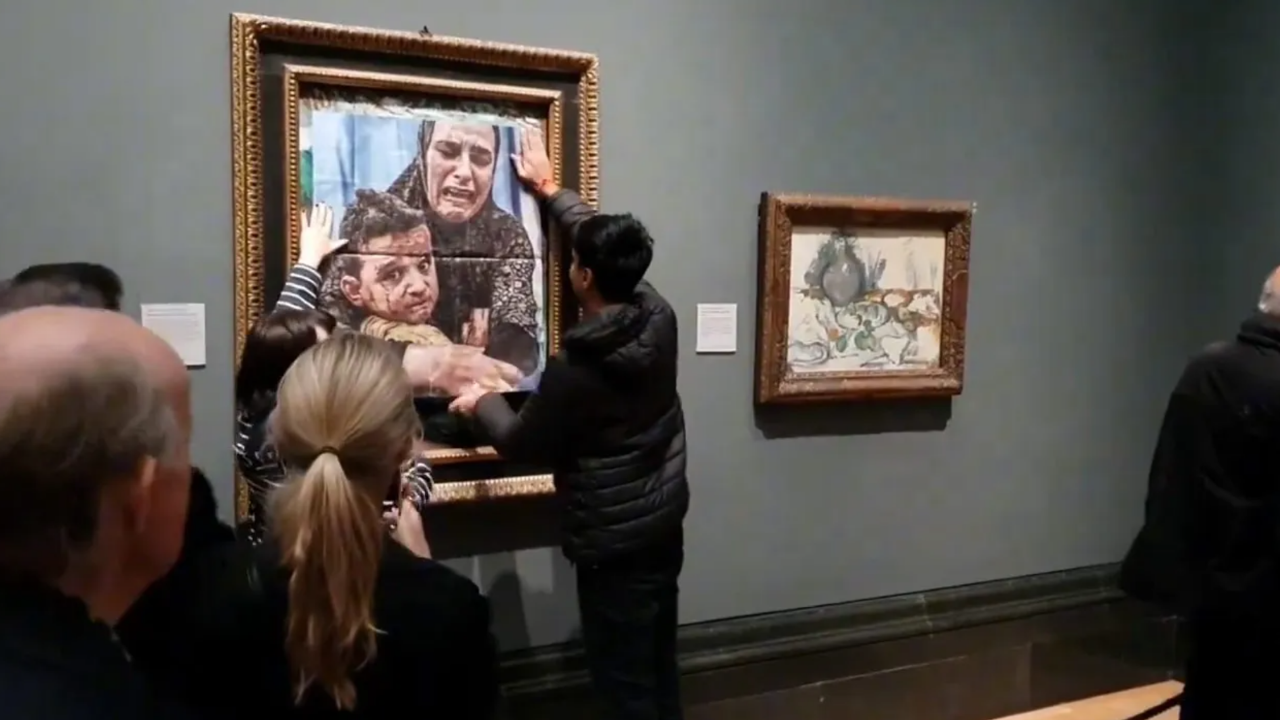 Picasso tablosunu hedef alan Filistin aktivistleri suçlu bulundu