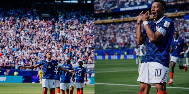 Mbappe Fransa Milli Takım tarihine geçti