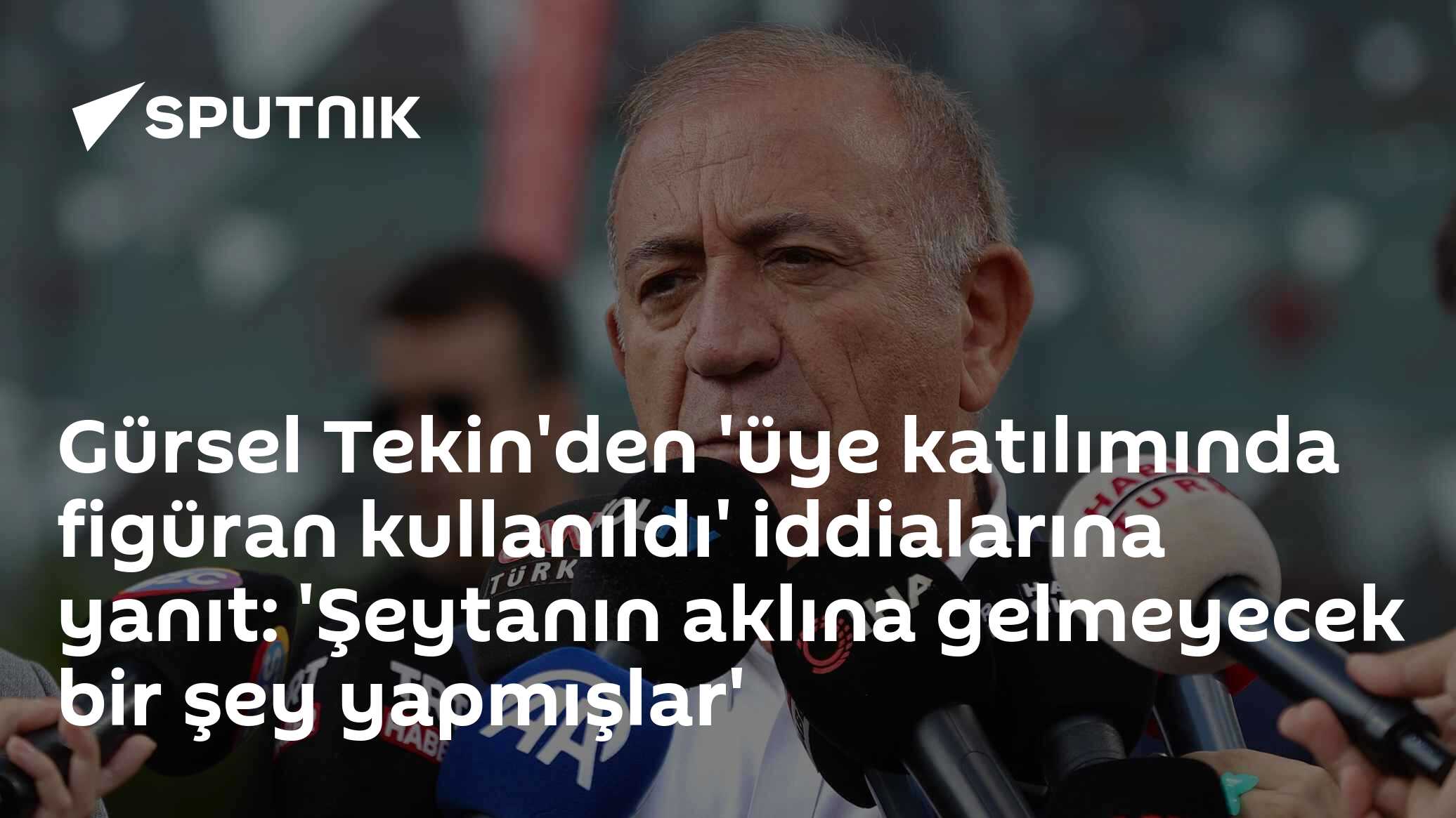 Gürsel Tekin'den 'üye katılımında figüran kullanıldı' iddialarına yanıt: 'Şeytanın aklına gelmeyecek bir şey yapmışlar'
