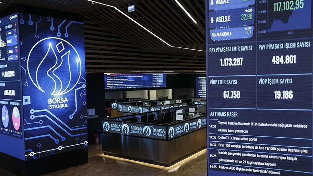 VİOP'ta endeks kontratı güne düşüşle başladı