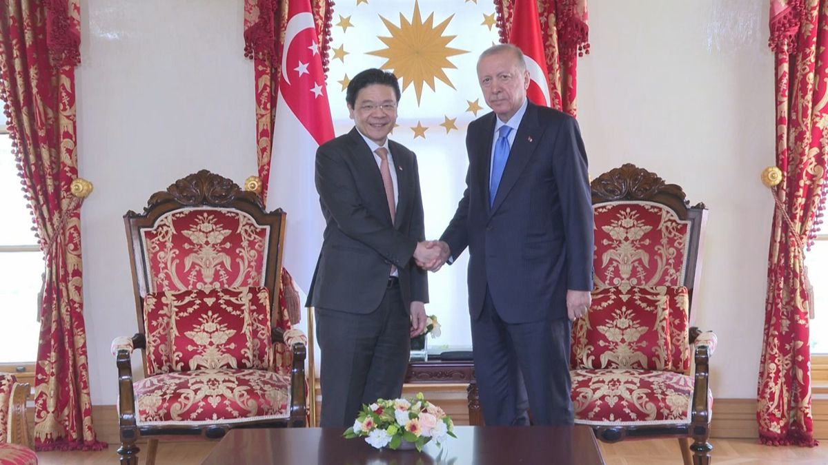 Cumhurbaşkanı Erdoğan, Singapur Başbakanı Wong'u kabul etti