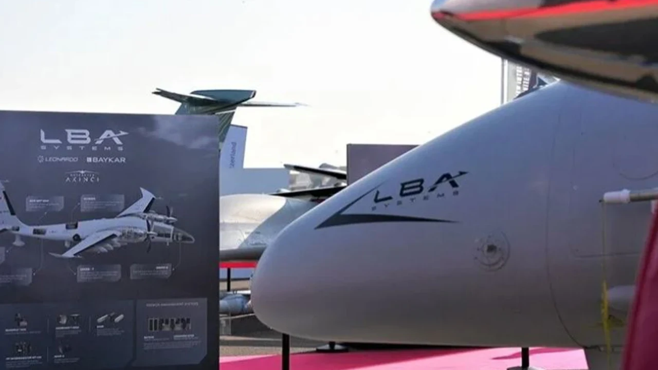 Baykar ile Leonardo, ortak üretim İHA'sını yeni adıyla Farnborough'da görücüye çıkarttı