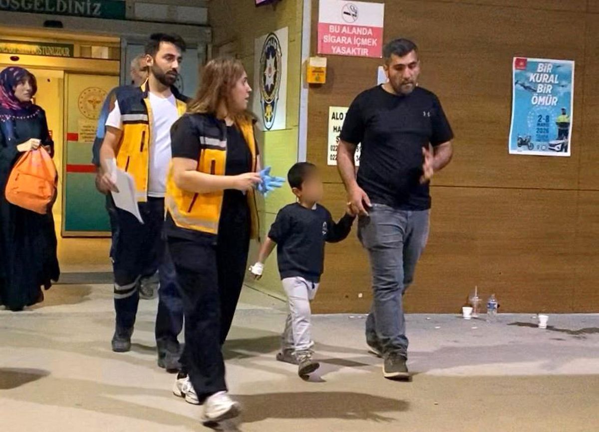 İnegöl'de elektrik akımına kapılan 4 yaşındaki çocuk hastanelik oldu