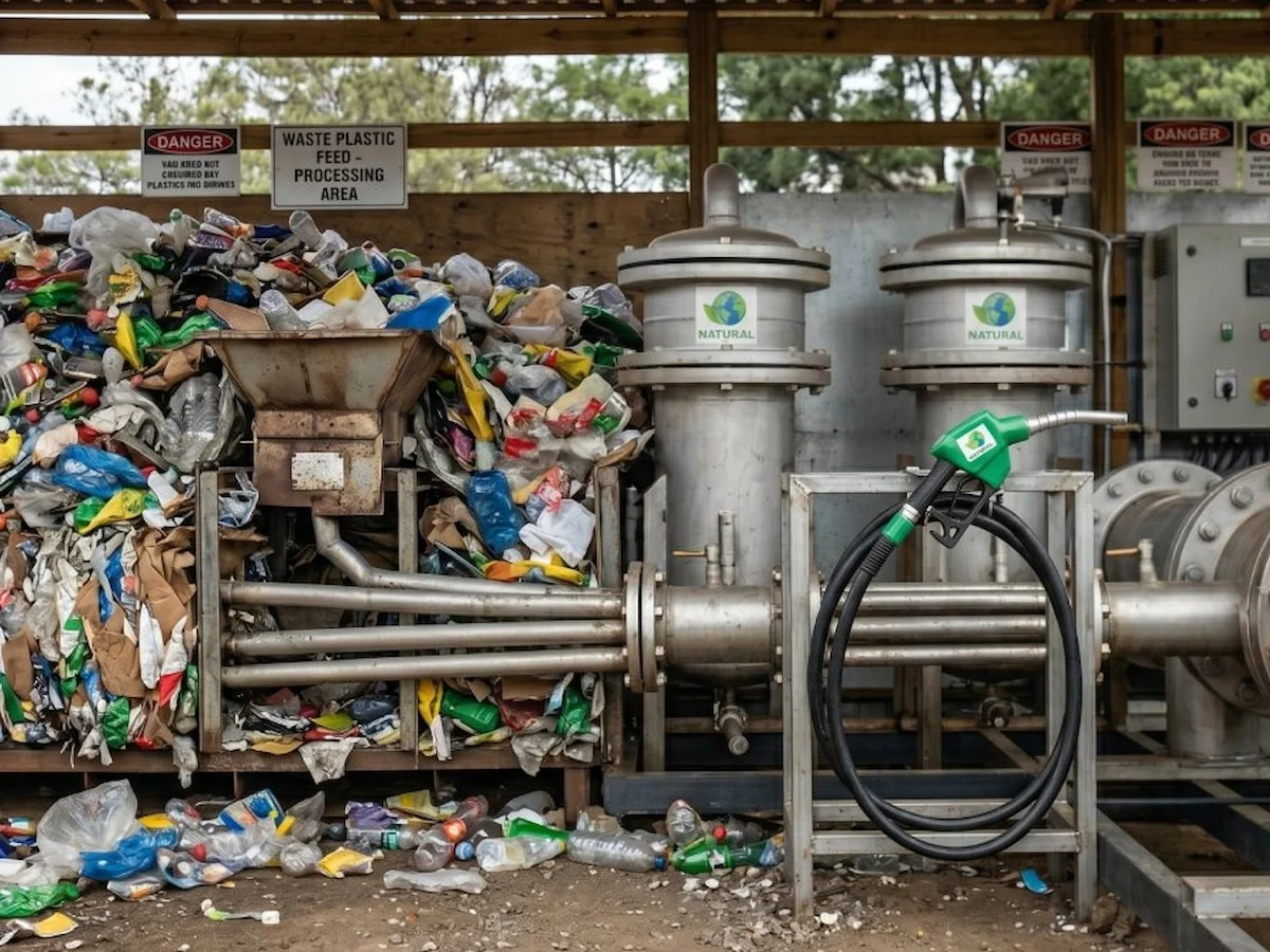 Mikrodalga ile plastik atıklardan yakıt üretti: “İnsanlar çöp diyor, ben kaynak”
