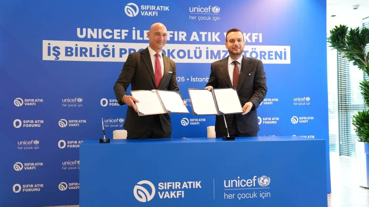 Sıfır Atık Vakfı ile UNICEF’ten gelecek nesiller için büyük adım! Samed Ağırbaş duyurdu: Güçlü bir seferberlik başlatıyoruz