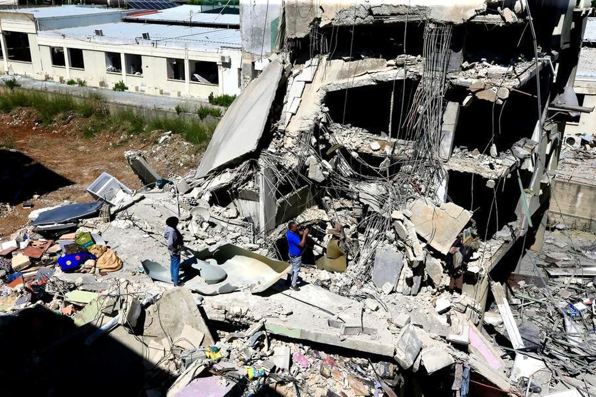Albüm: İsrail, Lübnan'ın Nebatiye Kentine Hava Saldırıları Düzenledi: 18 Ölü, 33 Yaralı