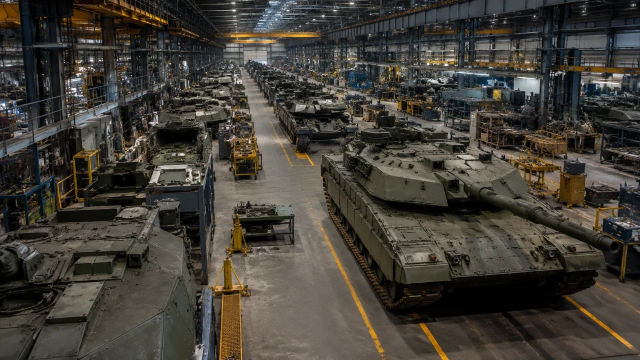 Almanya tank üreticisi KNDS'nin yüzde 40'ını satın alıyor