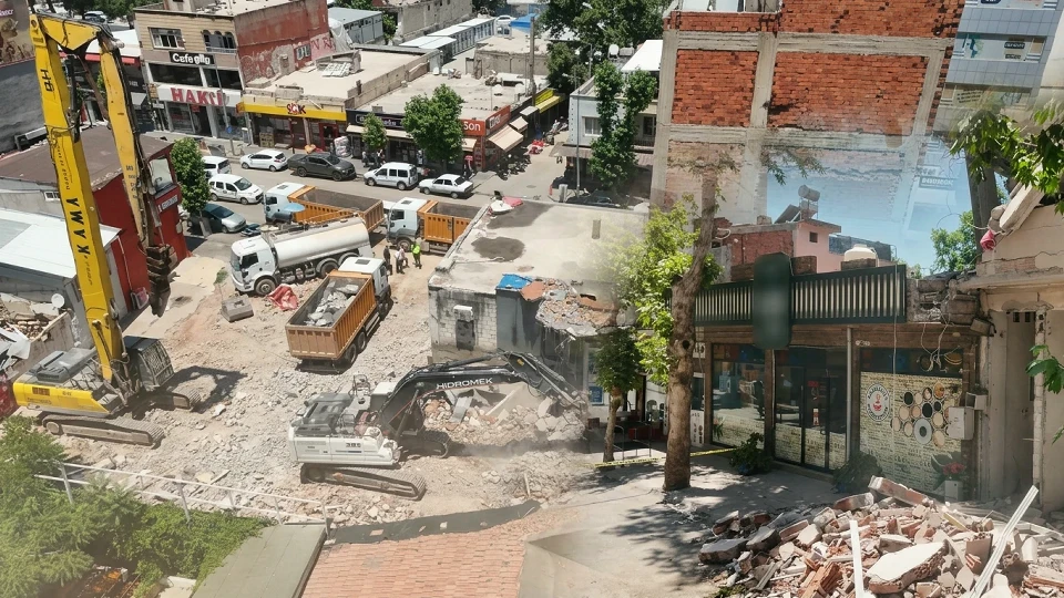Adıyaman'da korkutan yıkım: Kontrollü işlemde yan taraftaki bir işletme ağır hasar aldı | Gündem Haberleri