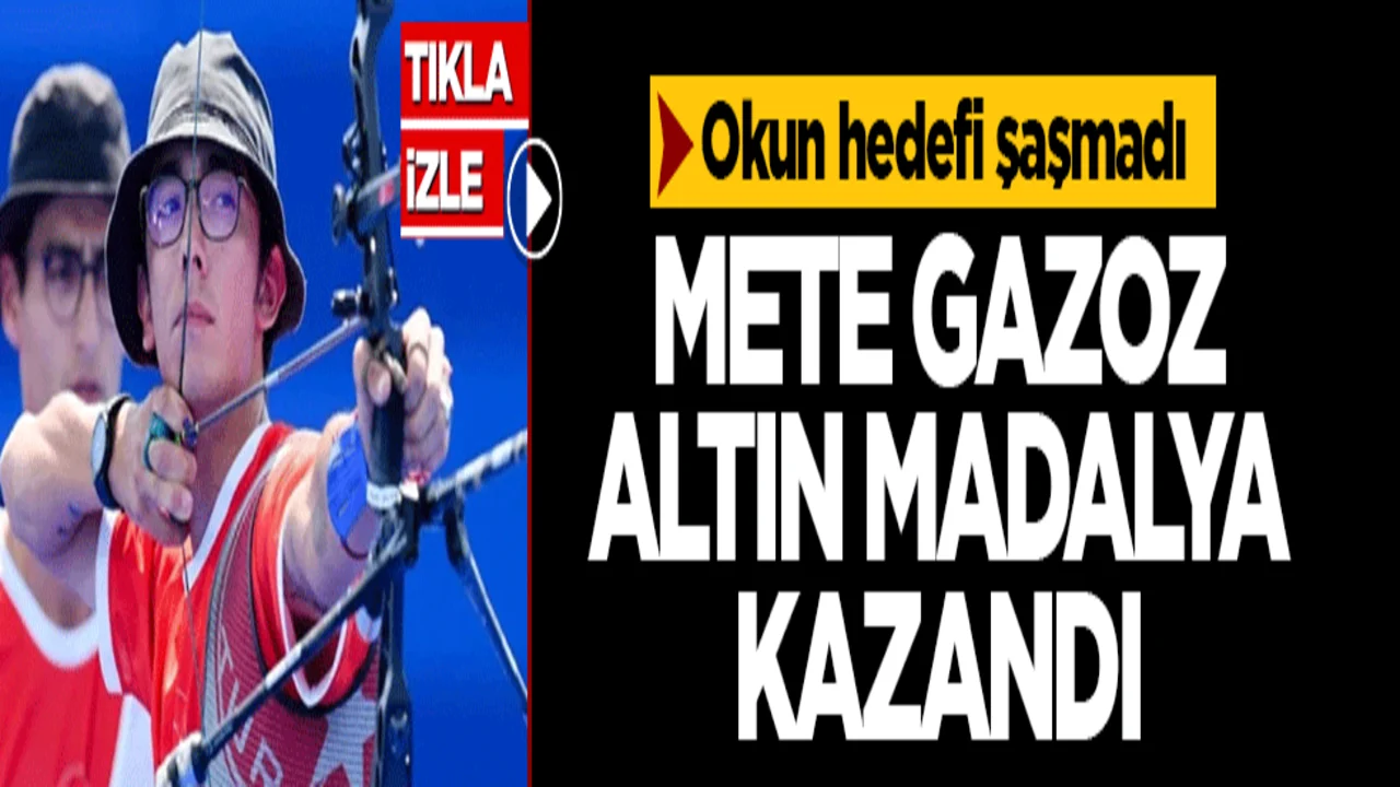 Okun hedefi şaşmadı! Mete Gazoz Dünya Kupası'nda şampiyon oldu: Altın madalya kazandı