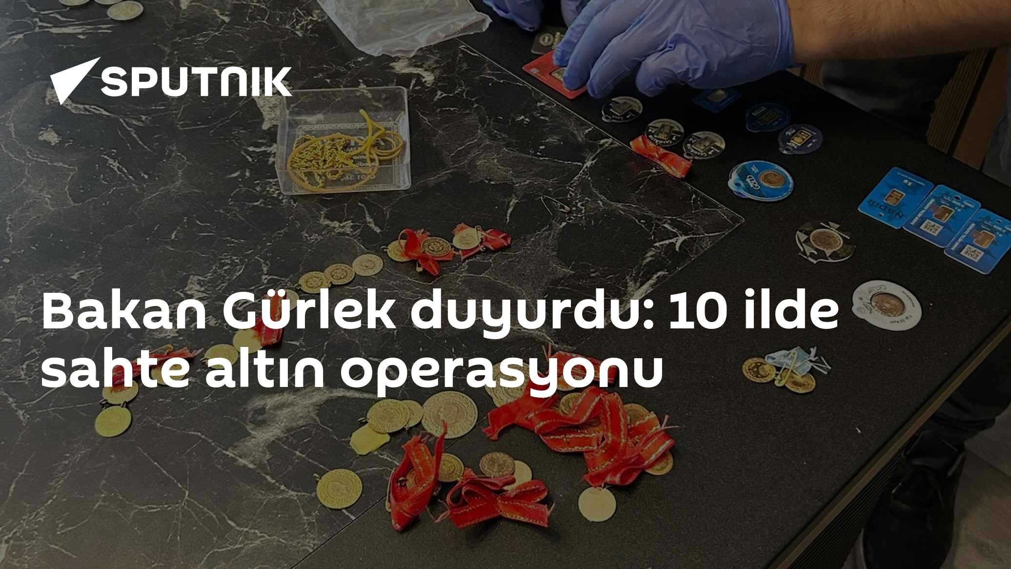 Bakan Gürlek duyurdu: 10 ilde sahte altın operasyonu