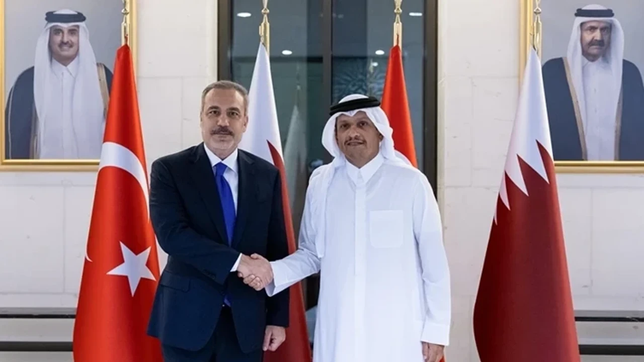 Bakan Fidan, Katar Başbakanı Al Sani'yle Görüştü