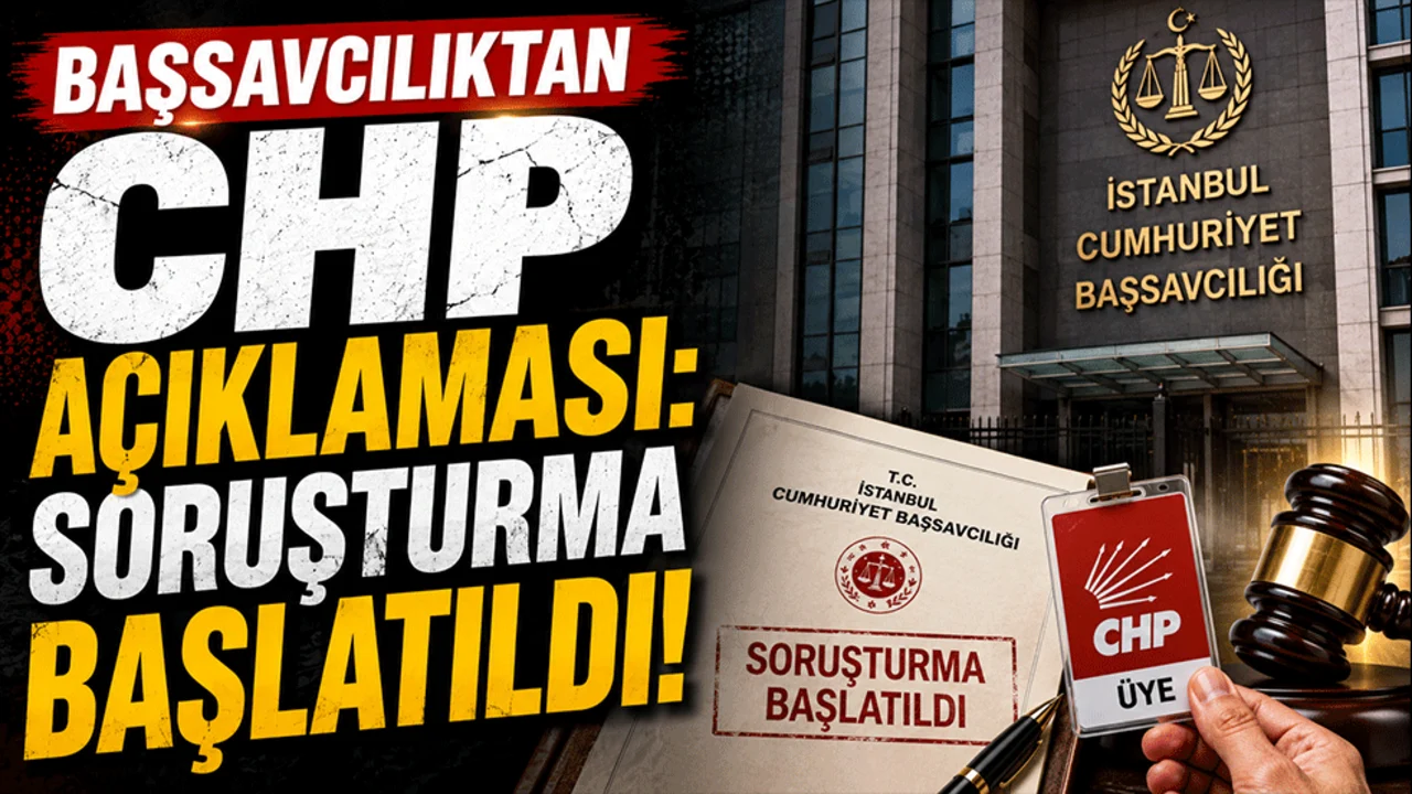 Başsavcılıktan CHP'deki 'figüran' iddialarına soruşturma