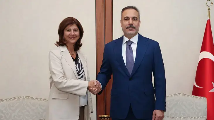 Dışişleri Bakanı Hakan Fidan, BM Genel Sekreteri Kıbrıs Şahsi Temsilcisi Cuéllar ile görüştü