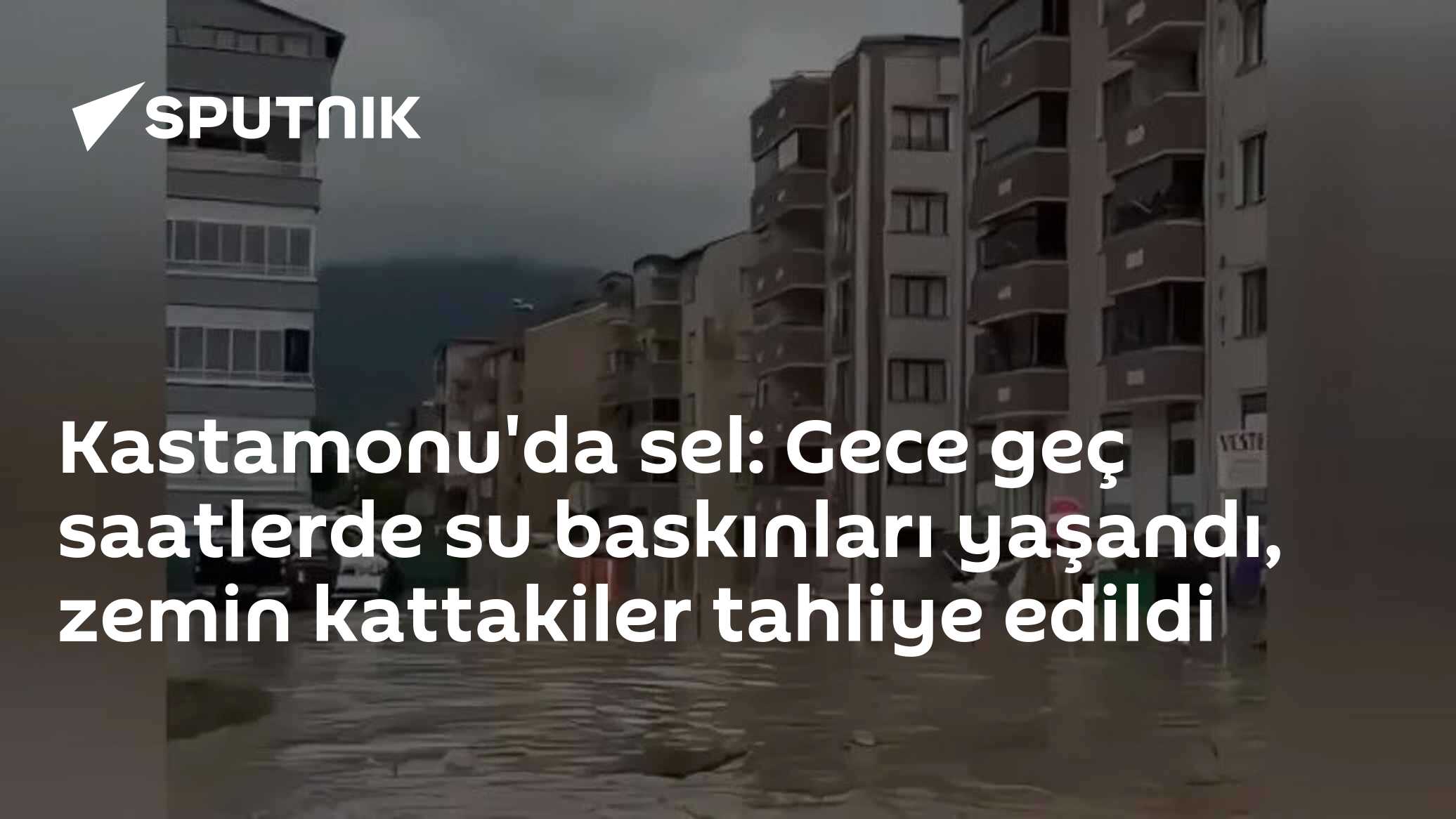 Kastamonu'da sel: Gece geç saatlerde su baskınları yaşandı, zemin kattakiler tahliye edildi