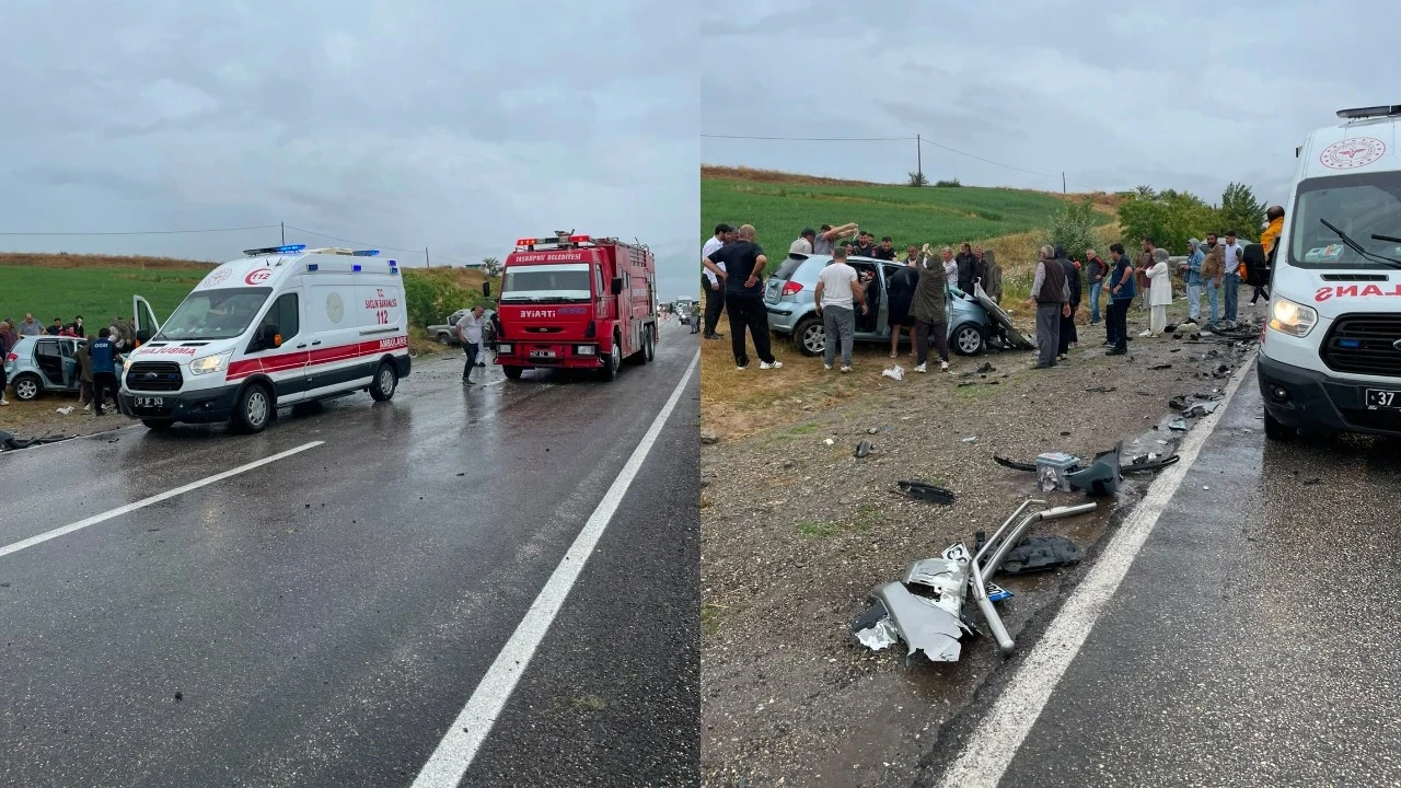 Kastamonu’da üç araç çarpıştı: 1 ölü, 5 yaralı